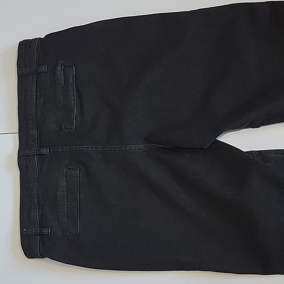 LIZ CLAIBORNE MID RISE BLACK CROP JEANS/ SIZE 12P. - Picture 8 of 11